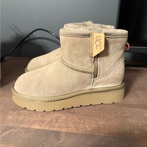 UGG Tan Ankle Boots for Women